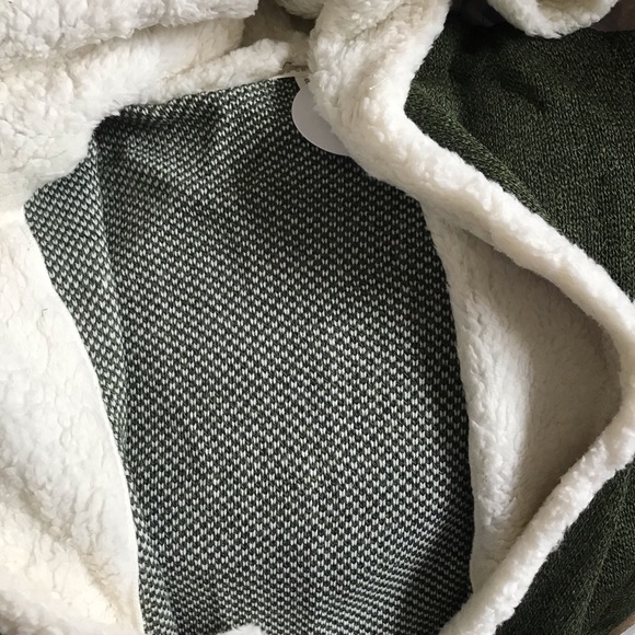 OLIVE SHERPA COAT - Picture 7 of 8